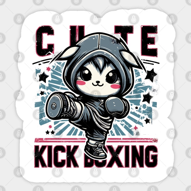 Cute Kickboxing Sticker by Cutetopia